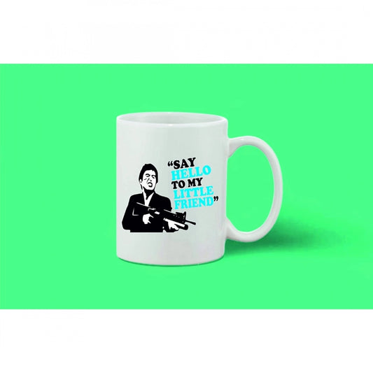 Generic Printed Ceramic Coffee Mug - 1 Pieces, White, 11oz