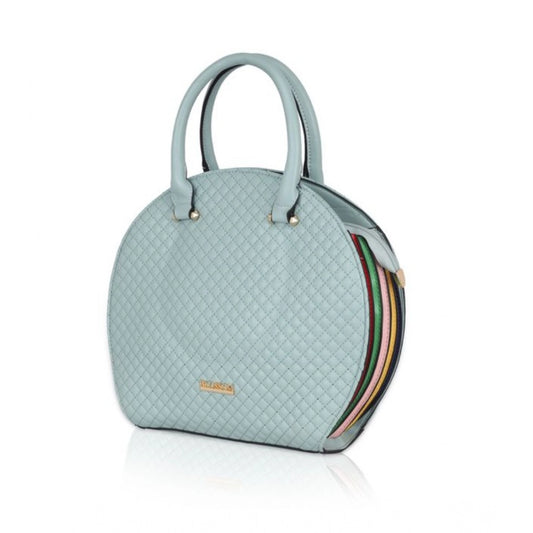 Generic Women's Faux Leather Printed Adjustable Long Belt Handbag (Green)