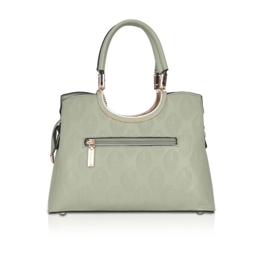 Generic Women's Faux Leather Printed Adjustable Long Belt Handbag (Green)