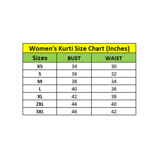 Generic Women's Cotton Blended Printed 3/4th Sleeve Collar Neck Kurti (Red)