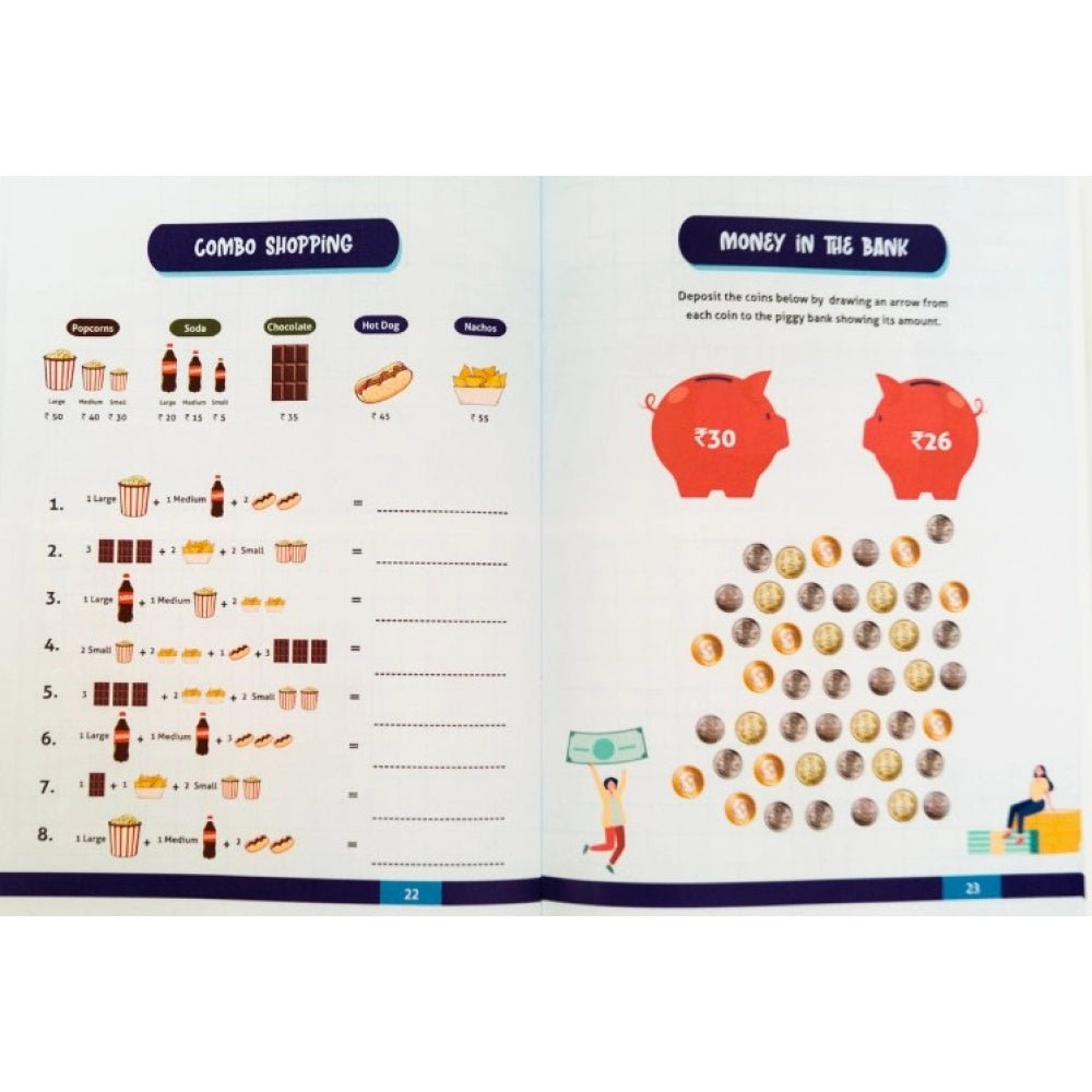 Generic Money Book Paper Book Toys (MultiColor)
