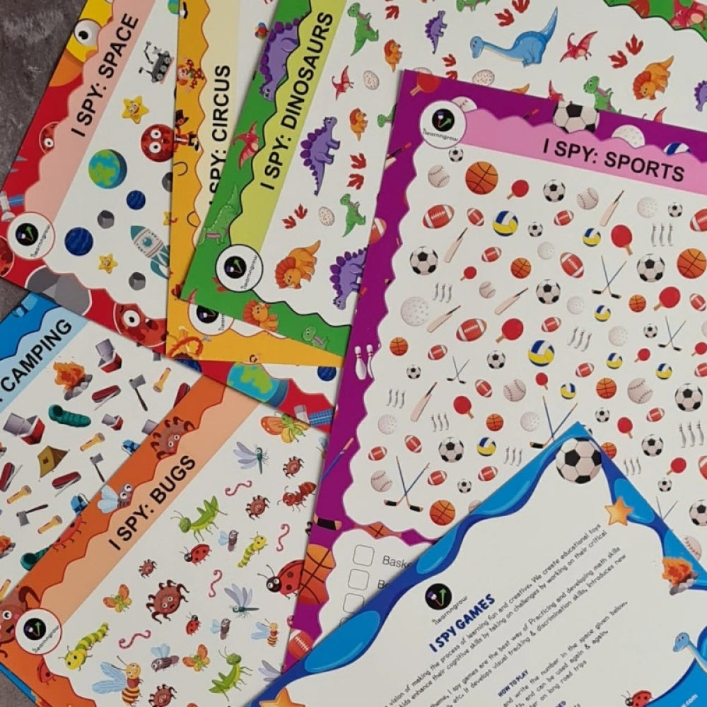 Generic Ispy PVC Educational Toys (MultiColor)