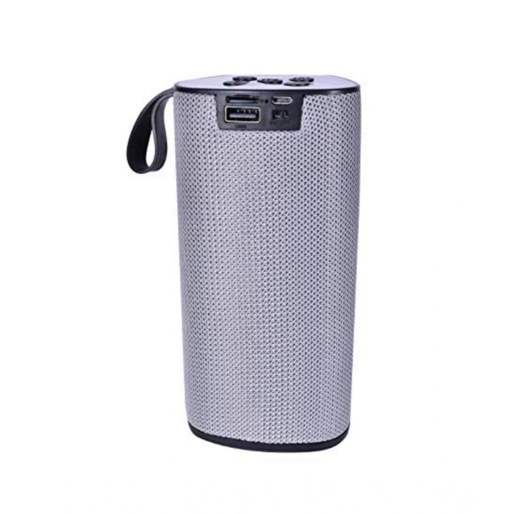 Generic Plastic Rubber Wireless TG111 Bluetooth Speaker (Grey)