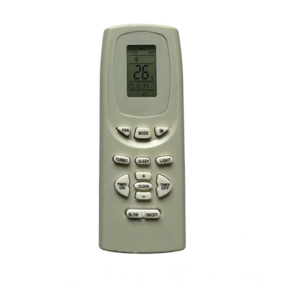 Generic AC Remote No.19A No Backlight Godrej AC Remote Control (White)