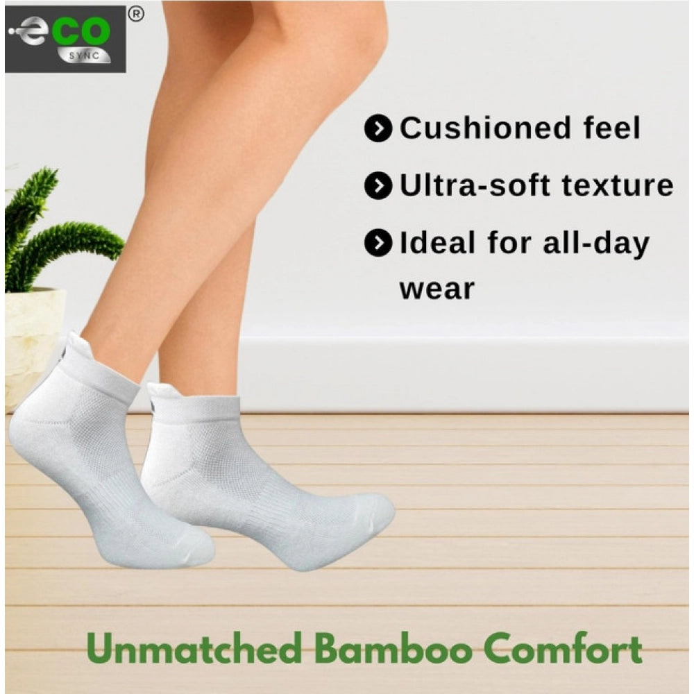 Generic 4_Pair Set Unisex Casual Cotton Printed Ankle Length Socks (Multicolor)