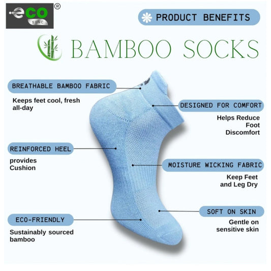 Generic 4_Pair Set Unisex Casual Cotton Printed Ankle Length Socks (Multicolor)