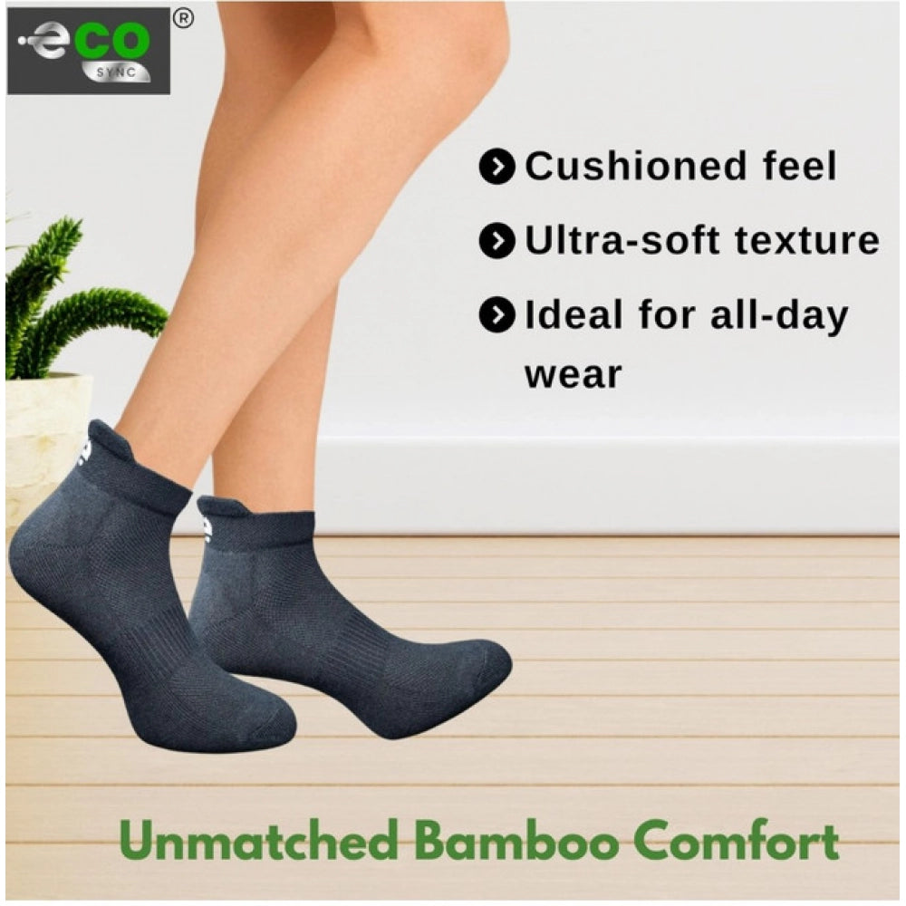 Generic 4_Pair Set Unisex Casual Cotton Printed Ankle Length Socks (Multicolor)