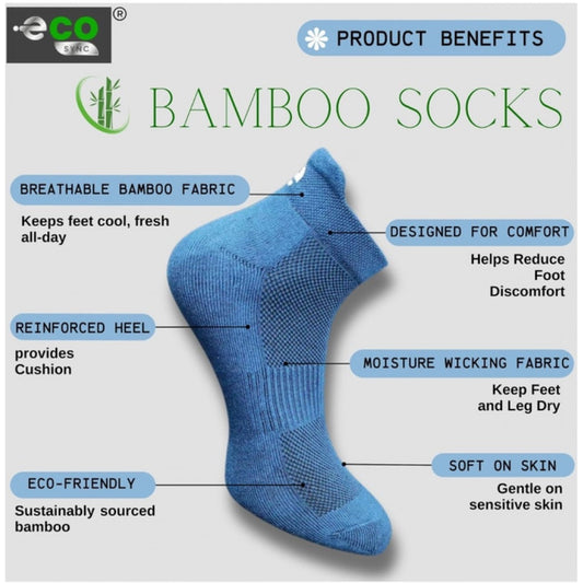 Generic 4_Pair Set Unisex Casual Cotton Printed Ankle Length Socks (Multicolor)