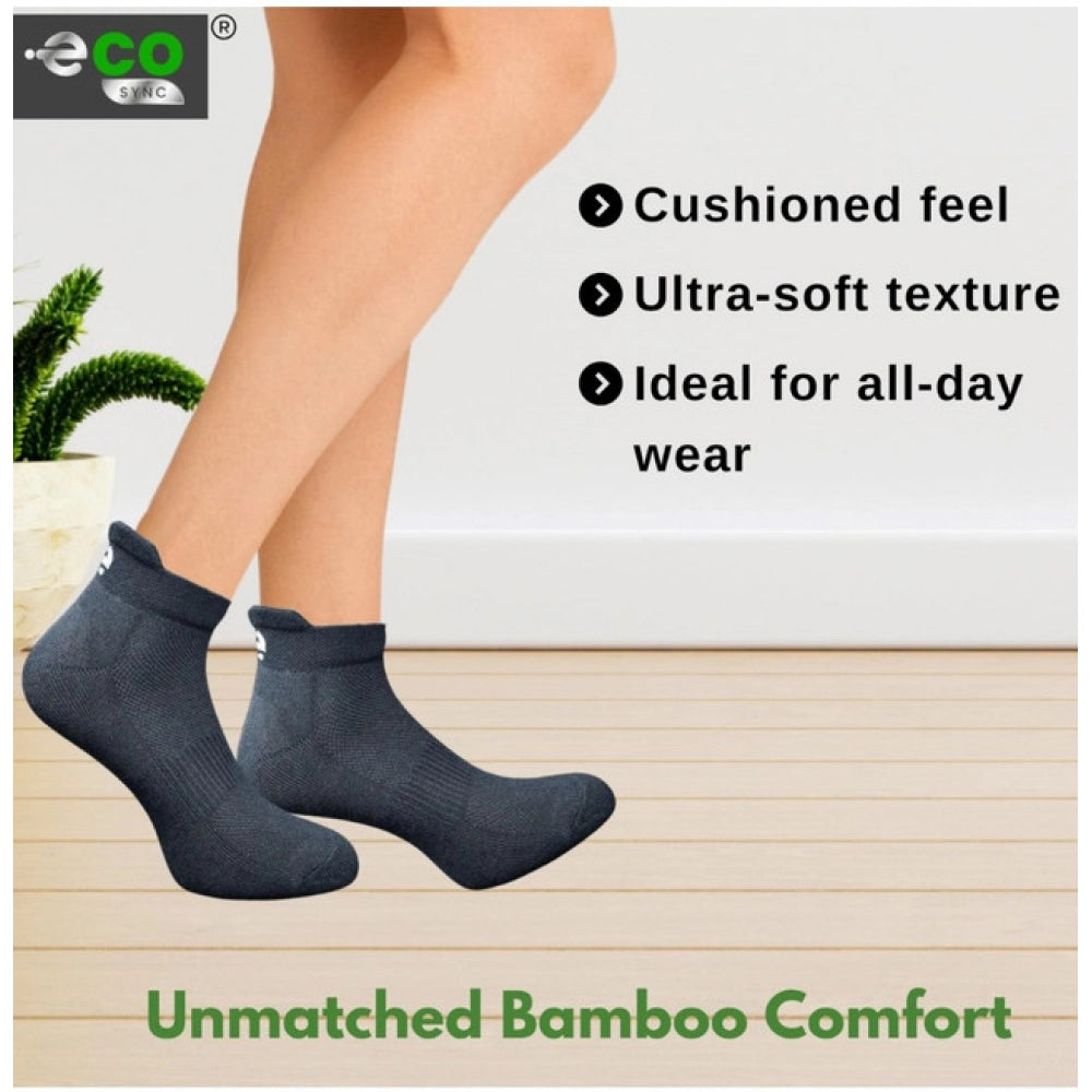 Generic 4_Pair Set Unisex Casual Cotton Printed Ankle Length Socks (Multicolor)