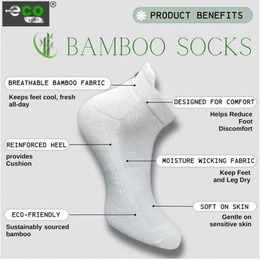 Generic 4_Pair Set Unisex Casual Cotton Printed Ankle Length Socks (Multicolor)