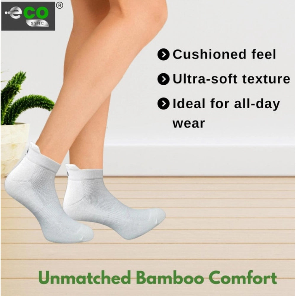 Generic 4_Pair Set Unisex Casual Cotton Printed Ankle Length Socks (Multicolor)