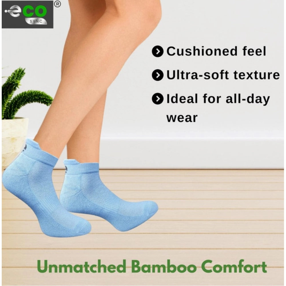 Generic 4_Pair Set Unisex Casual Cotton Printed Ankle Length Socks (Multicolor)