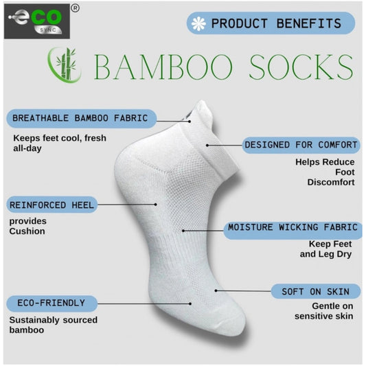 Generic 4_Pair Set Unisex Casual Cotton Printed Ankle Length Socks (Multicolor)