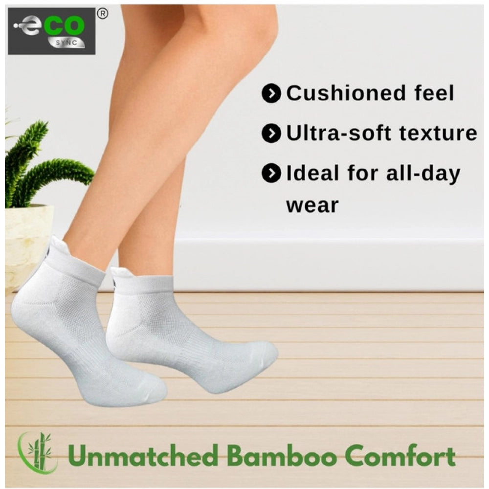 Generic 4_Pair Set Unisex Casual Cotton Printed Ankle Length Socks (Multicolor)