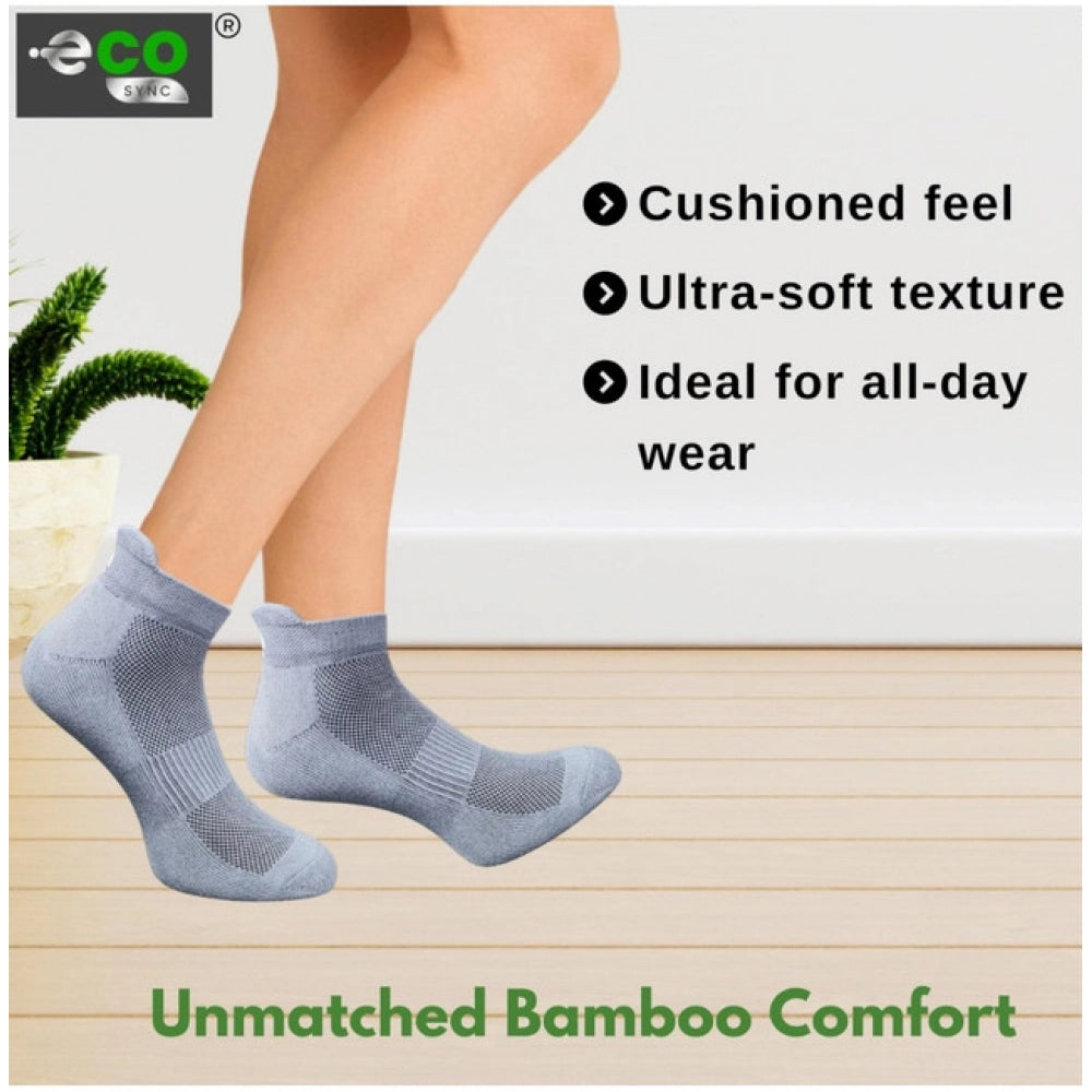 Generic 4_Pair Set Unisex Casual Cotton Printed Ankle Length Socks (Multicolor)