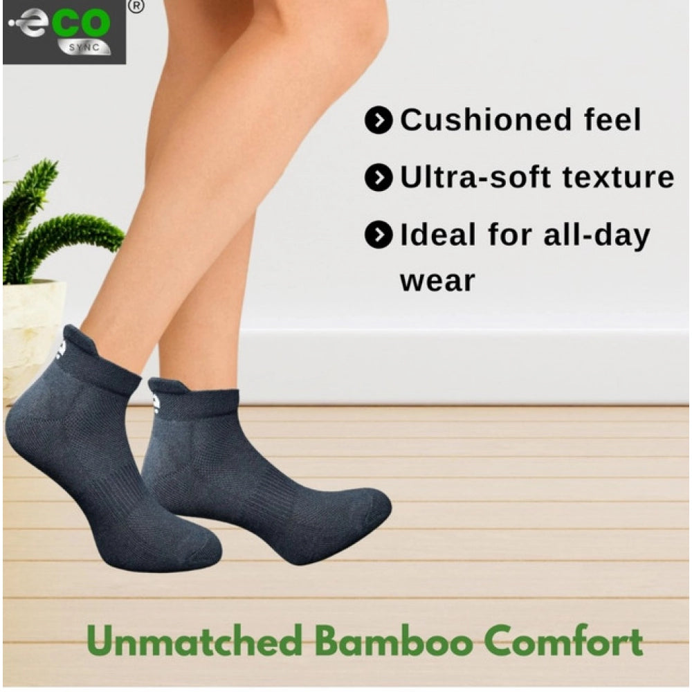 Generic 4_Pair Set Unisex Casual Cotton Printed Ankle Length Socks (Multicolor)