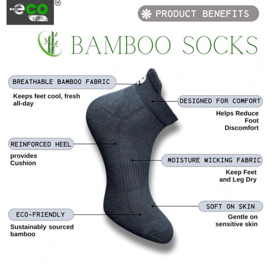 Generic 4_Pair Set Unisex Casual Cotton Printed Ankle Length Socks (Multicolor)