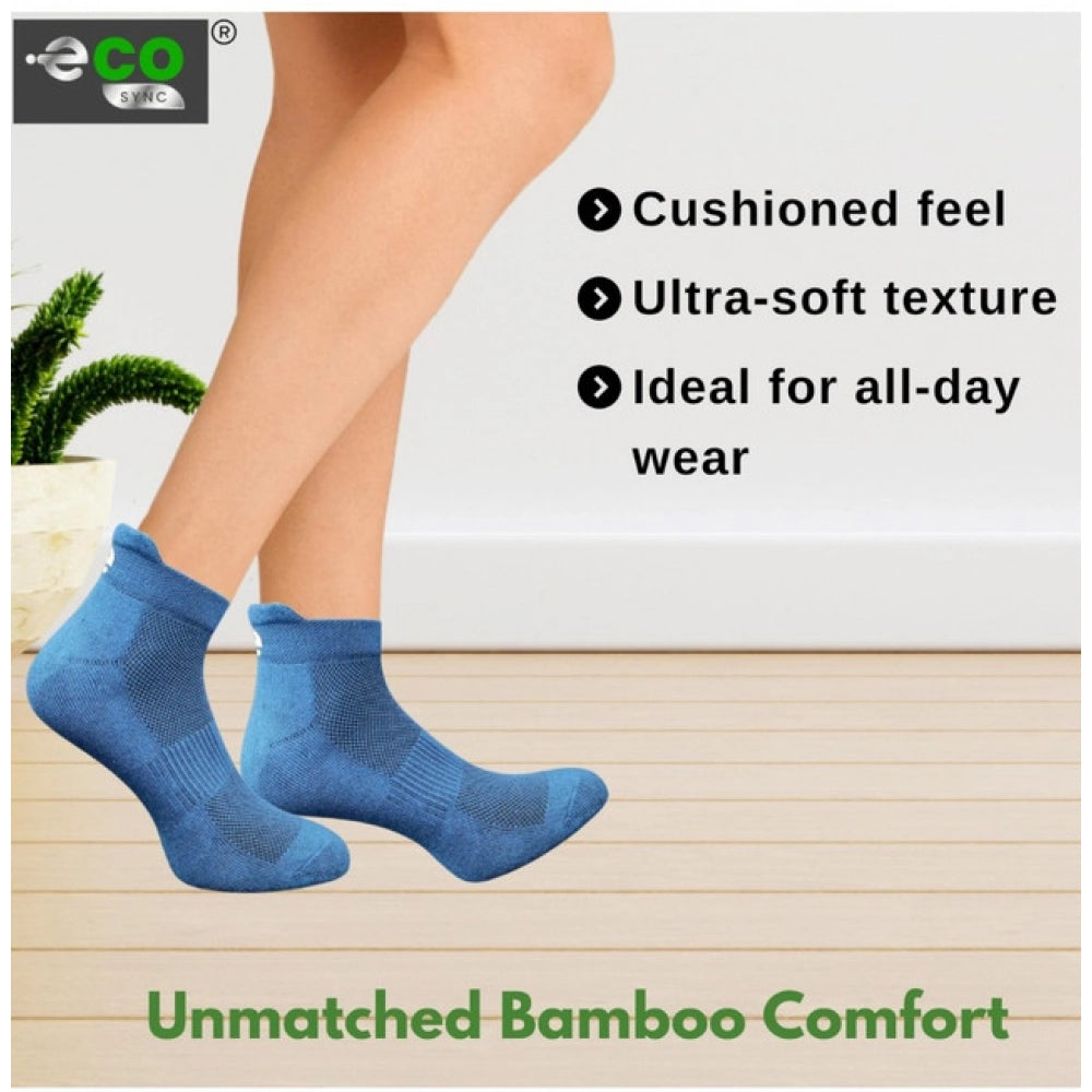 Generic 4_Pair Set Unisex Casual Cotton Printed Ankle Length Socks (Multicolor)