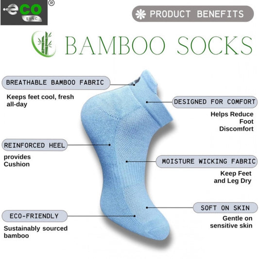 Generic 4_Pair Set Unisex Casual Cotton Printed Ankle Length Socks (Multicolor)