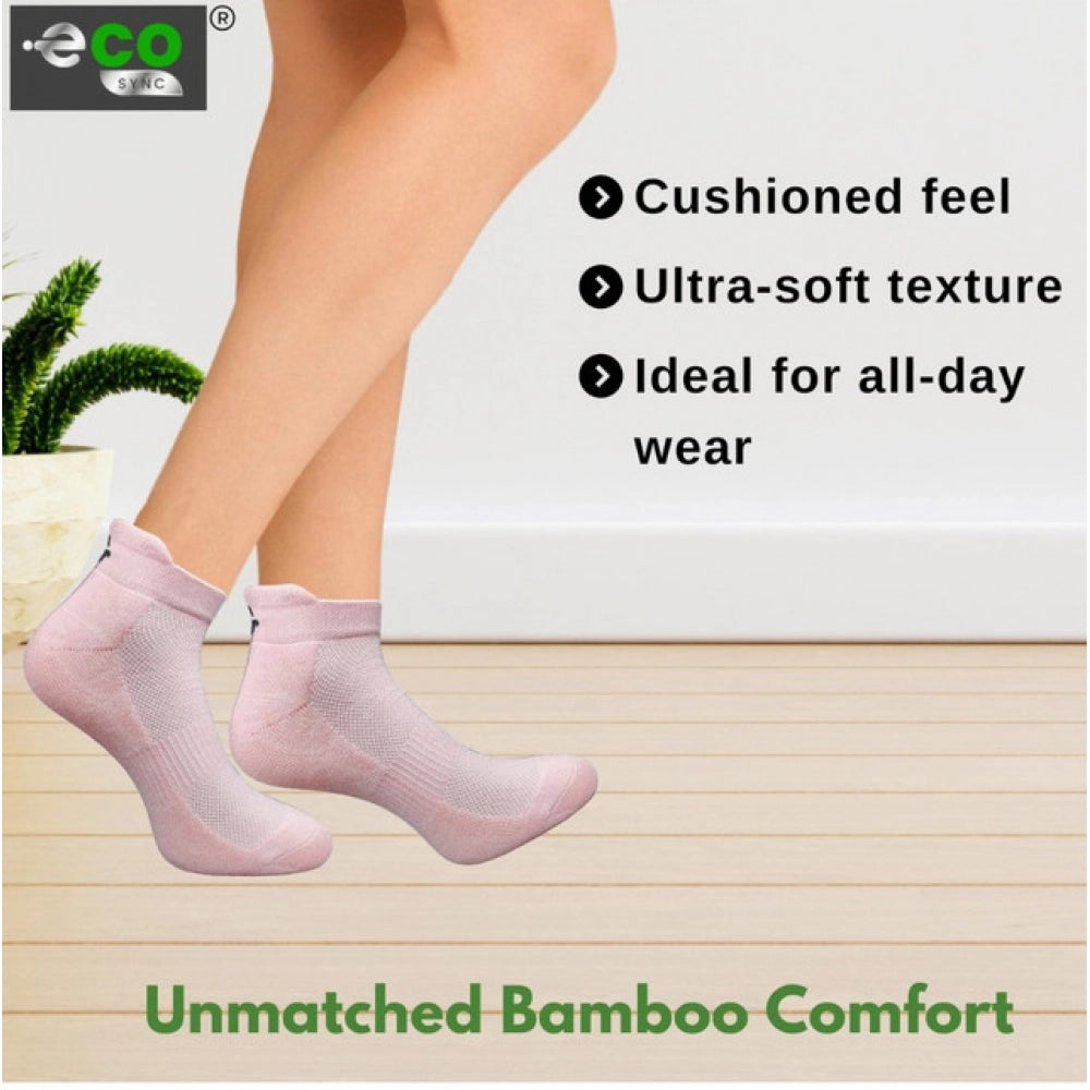 Generic 4_Pair Set Unisex Casual Cotton Printed Ankle Length Socks (Multicolor)