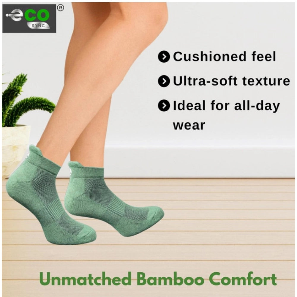 Generic 4_Pair Set Unisex Casual Cotton Printed Ankle Length Socks (Multicolor)