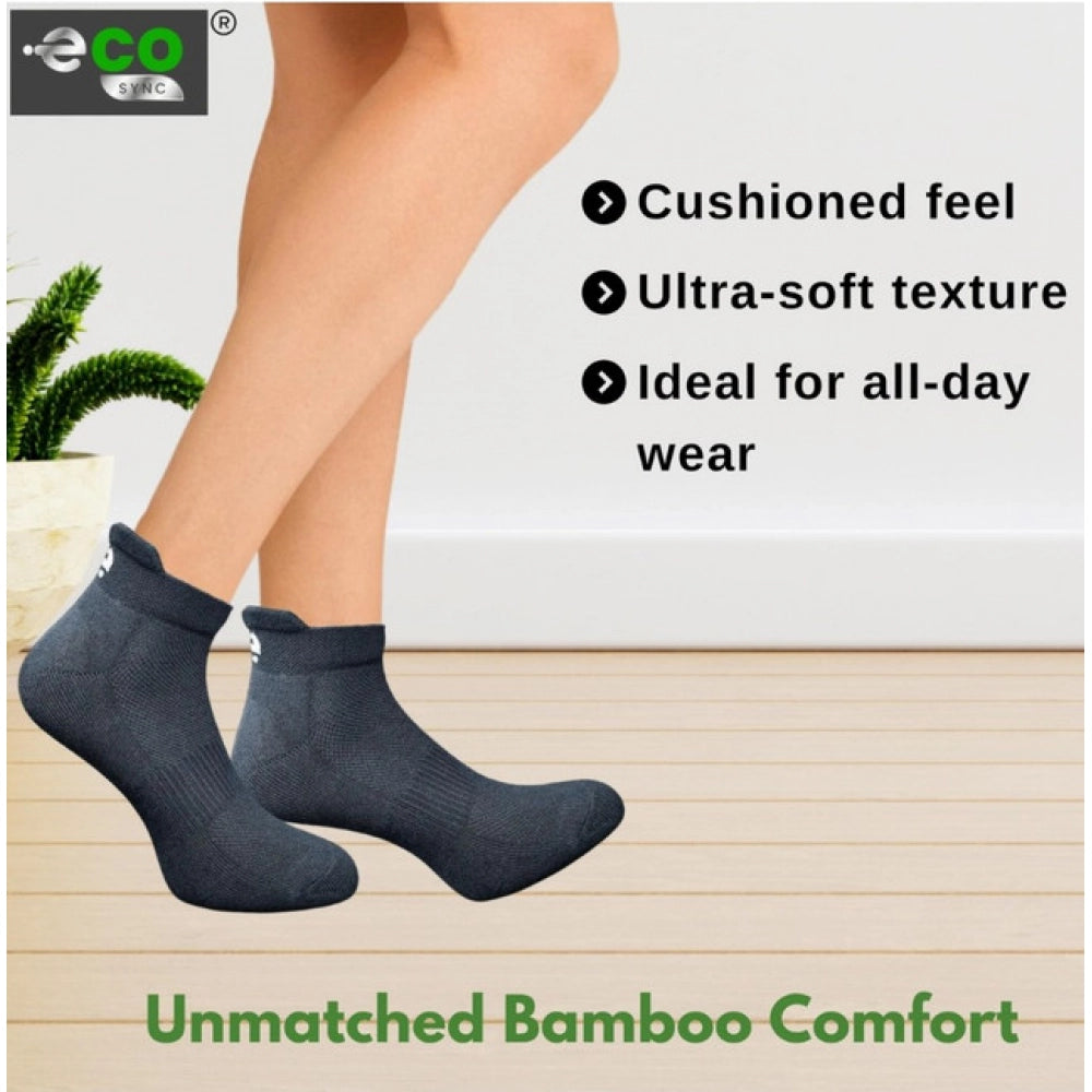 Generic 4_Pair Set Unisex Casual Cotton Printed Ankle Length Socks (Multicolor)