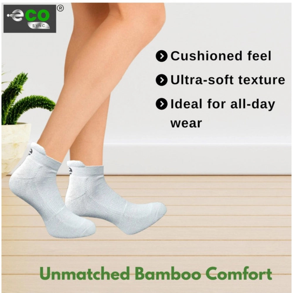 Generic 4_Pair Set Unisex Casual Cotton Printed Ankle Length Socks (Multicolor)