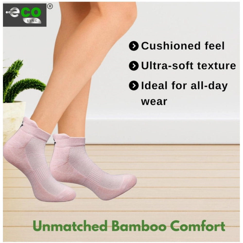 Generic 4_Pair Set Unisex Casual Cotton Printed Ankle Length Socks (Multicolor)