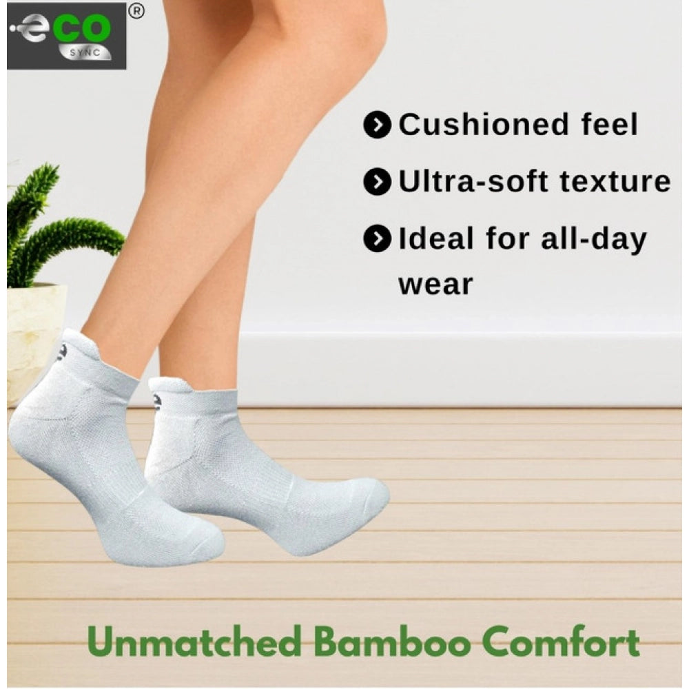 Generic 4_Pair Set Unisex Casual Cotton Printed Ankle Length Socks (Multicolor)