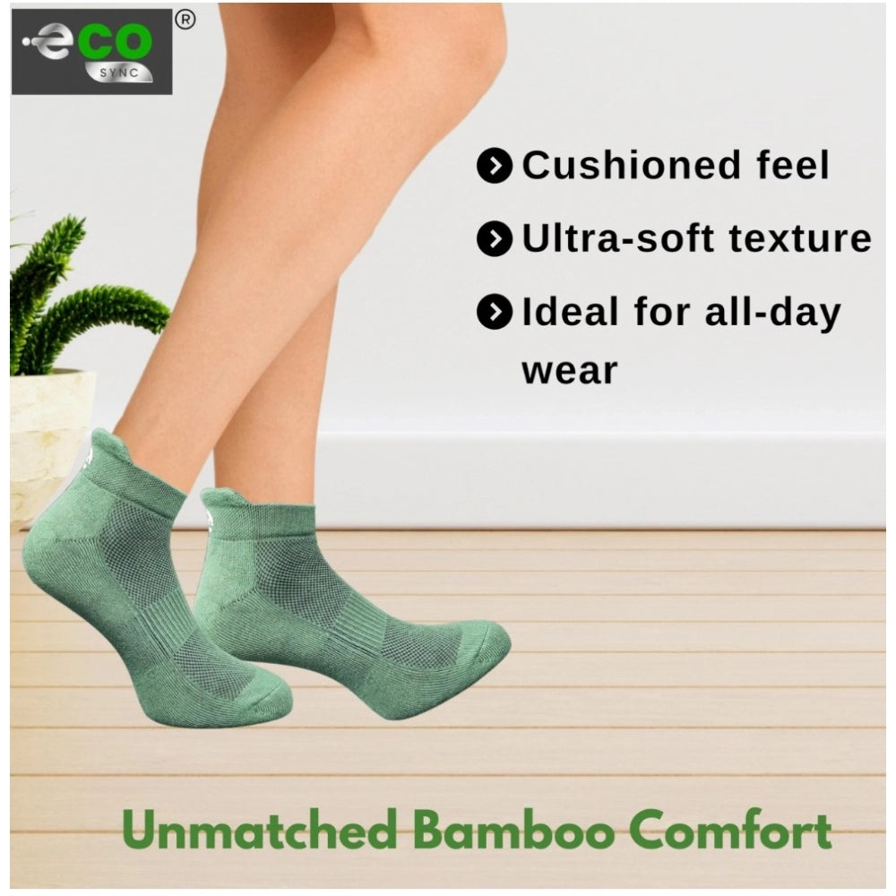 Generic 4_Pair Set Unisex Casual Cotton Printed Ankle Length Socks (Multicolor)