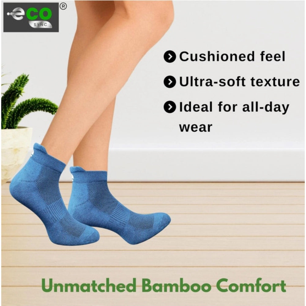 Generic 4_Pair Set Unisex Casual Cotton Printed Ankle Length Socks (Multicolor)