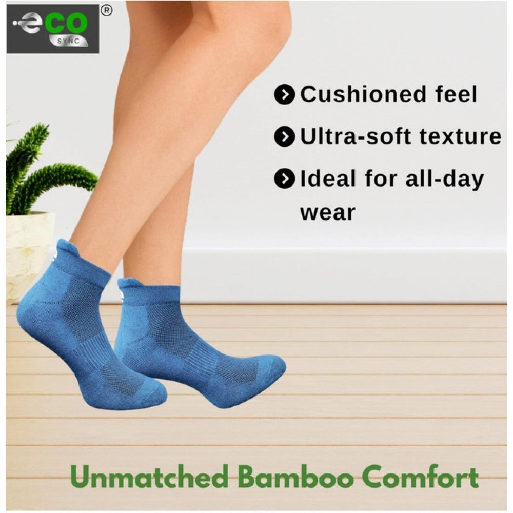 Generic 4_Pair Set Unisex Casual Cotton Printed Ankle Length Socks (Multicolor)