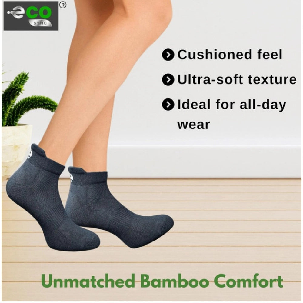 Generic 4_Pair Set Unisex Casual Cotton Printed Ankle Length Socks (Multicolor)