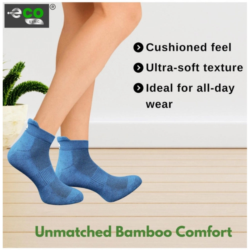 Generic 4_Pair Set Unisex Casual Cotton Printed Ankle Length Socks (Multicolor)