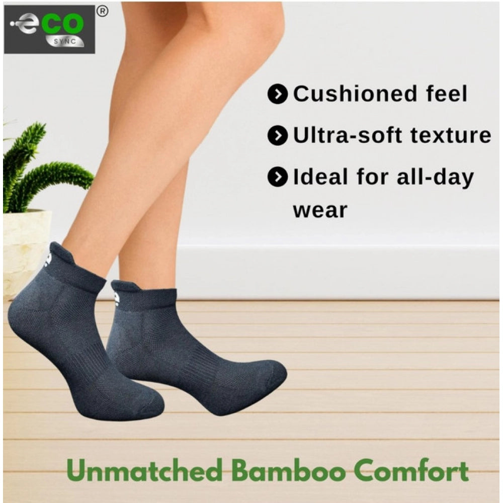 Generic 4_Pair Set Unisex Casual Cotton Printed Ankle Length Socks (Multicolor)