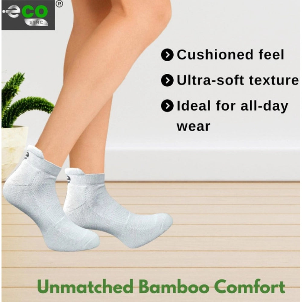 Generic 4_Pair Set Unisex Casual Cotton Printed Ankle Length Socks (Multicolor)