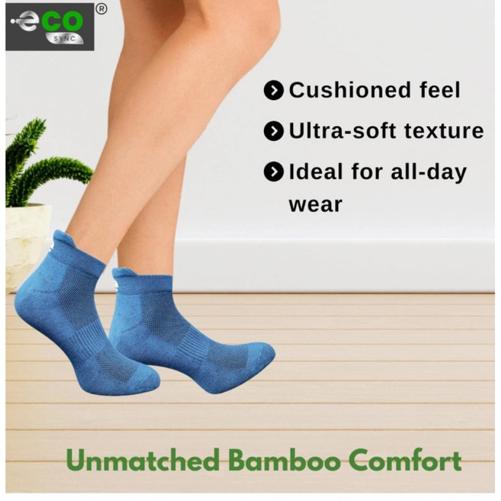 Generic 4_Pair Set Unisex Casual Cotton Printed Ankle Length Socks (Multicolor)