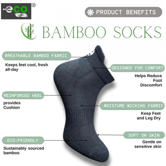 Generic 4_Pair Set Unisex Casual Cotton Printed Ankle Length Socks (Multicolor)