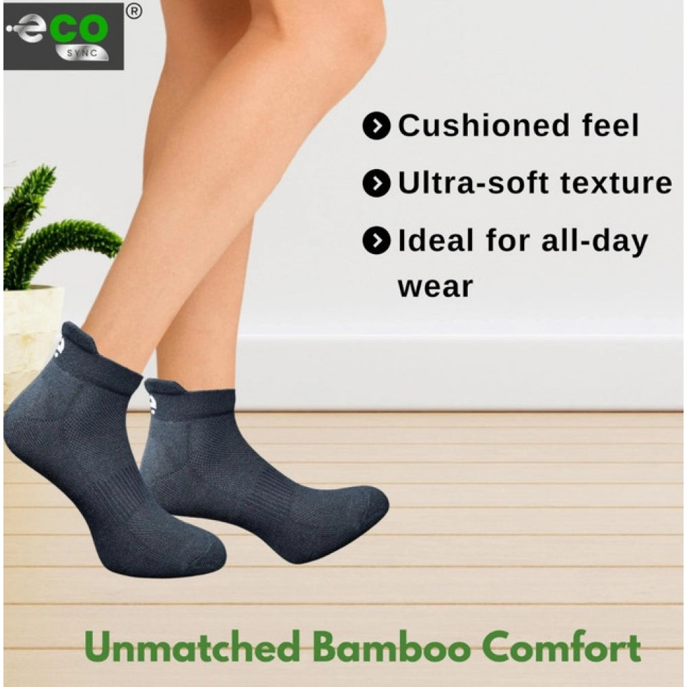 Generic 4_Pair Set Unisex Casual Cotton Printed Ankle Length Socks (Multicolor)