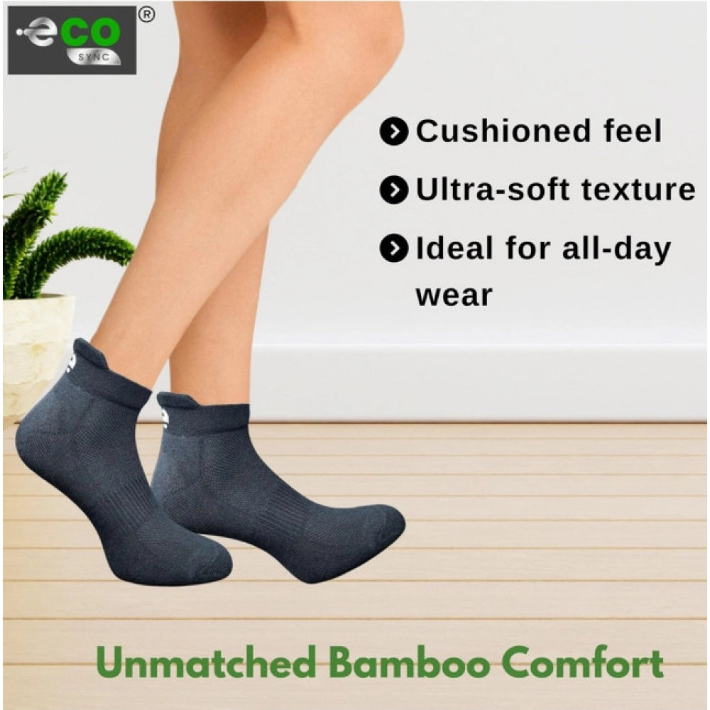 Generic 4_Pair Set Unisex Casual Cotton Printed Ankle Length Socks (Multicolor)