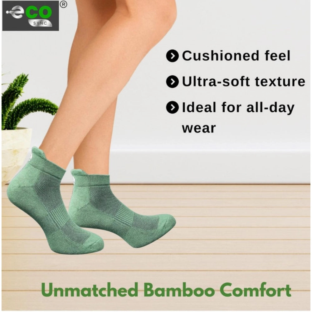 Generic 4_Pair Set Unisex Casual Cotton Printed Ankle Length Socks (Multicolor)