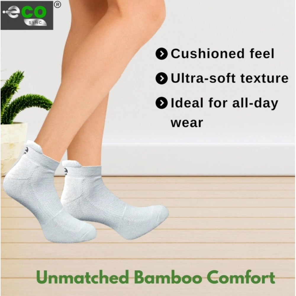 Generic 4_Pair Set Unisex Casual Cotton Printed Ankle Length Socks (Multicolor)