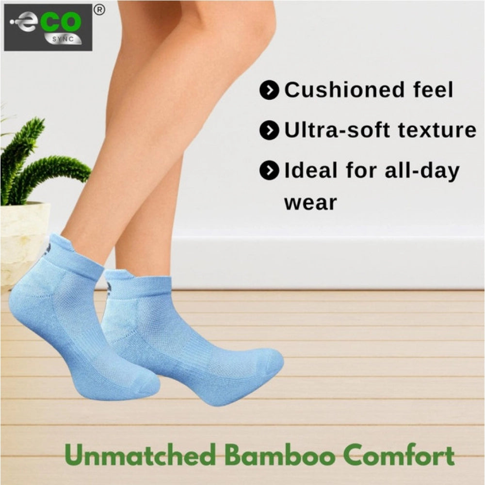 Generic 4_Pair Set Unisex Casual Cotton Printed Ankle Length Socks (Multicolor)