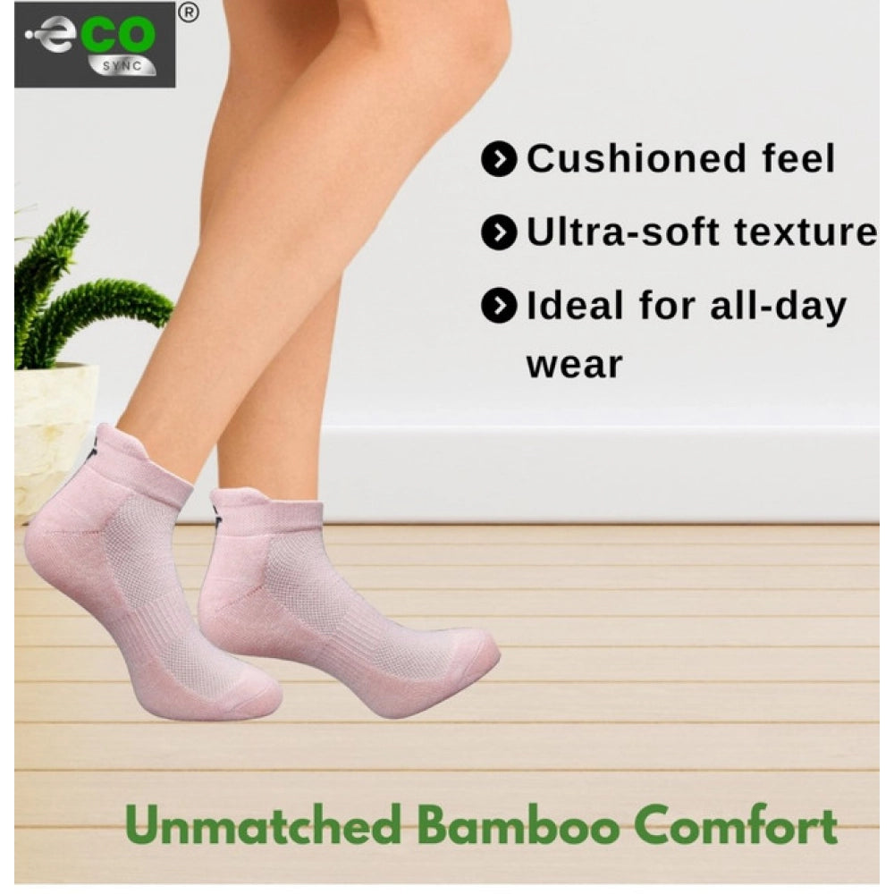 Generic 4_Pair Set Unisex Casual Cotton Printed Ankle Length Socks (Multicolor)