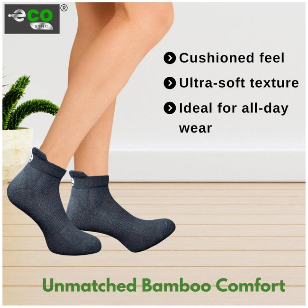 Generic 4_Pair Set Unisex Casual Cotton Printed Ankle Length Socks (Multicolor)