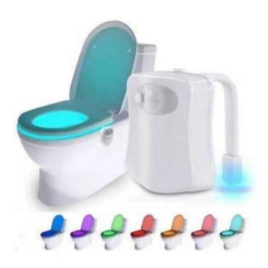 Generic Pack of 2_Toilet Bowl Night Light – Motion Sensor LED Toilet Lamp (Color: Assorted )