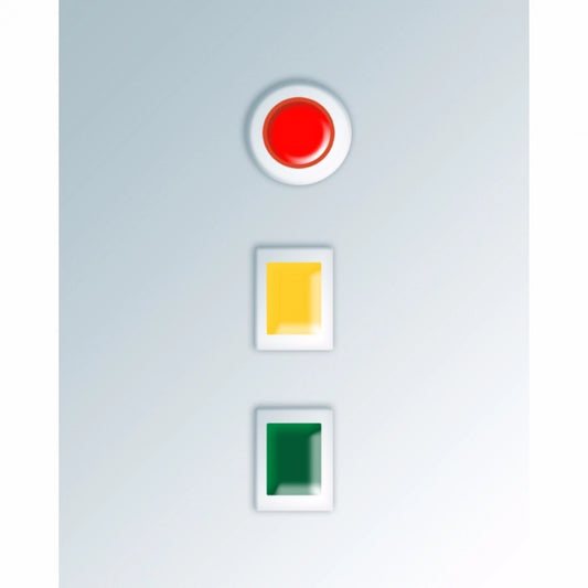 Signal Button Red, Orange and Green Mobile Case Cover