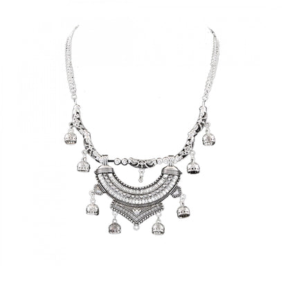 Afghani Designer Turkish Style Vintage Oxidised German Silver Tribal Necklace Pandeant Antique Jewellery Boho Gypsy