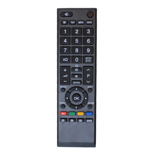 Generic LCD_LED Remote No. 90334, Compatible With Toshiba LCD_LED TV Remote Control_Old Remote Functions Must Be Exactly Same (Color:Multi)