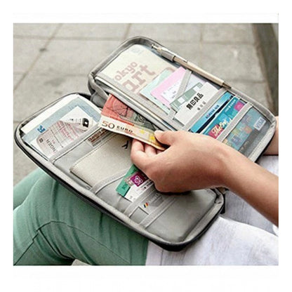 Generic Passport Holder, Passport Wallet, Travel Wallet Envelope Flip Cover Case Pouch As Well As for Credit Cards (Assorted)